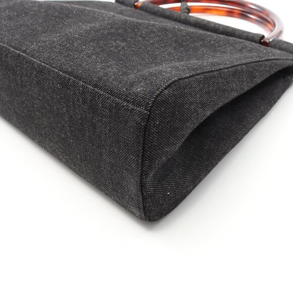 Chanel handbag denim gray brown - Picture 7 of 8